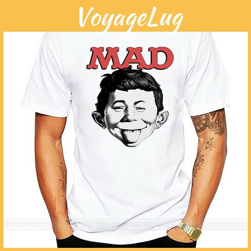 E Neumann Alfred Новый Белый Мужской Рубашка Размеры S M L Xl 2xl Футболка Бренд Одежда Топы
