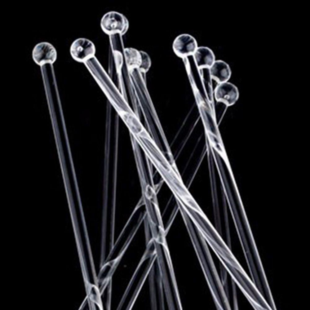 10Pcs/Set Colorful Bar Tool Acrylic Stirring Sticks Mixing Sticks Cocktail Drink Stirrers