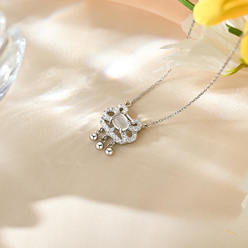 Ожерелье с замком безопасности в китайском стиле, новое, Zhongxin China-Chic Light Luxury Premium Collar Chain, новое, женское