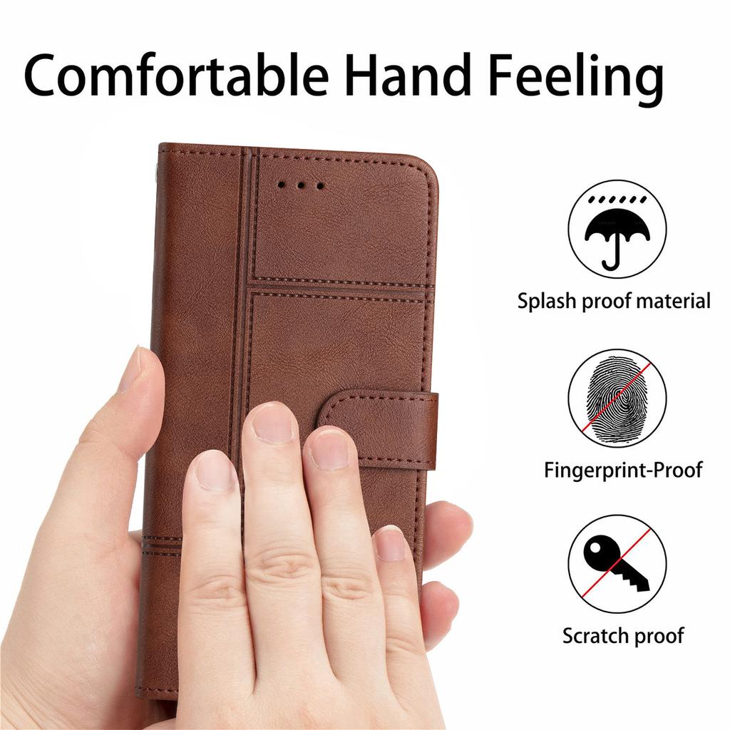 For Xiaomi 13T/13T Pro/Redmi K60 Ultra Case Line Imprinted Wallet Phone Leather Cover