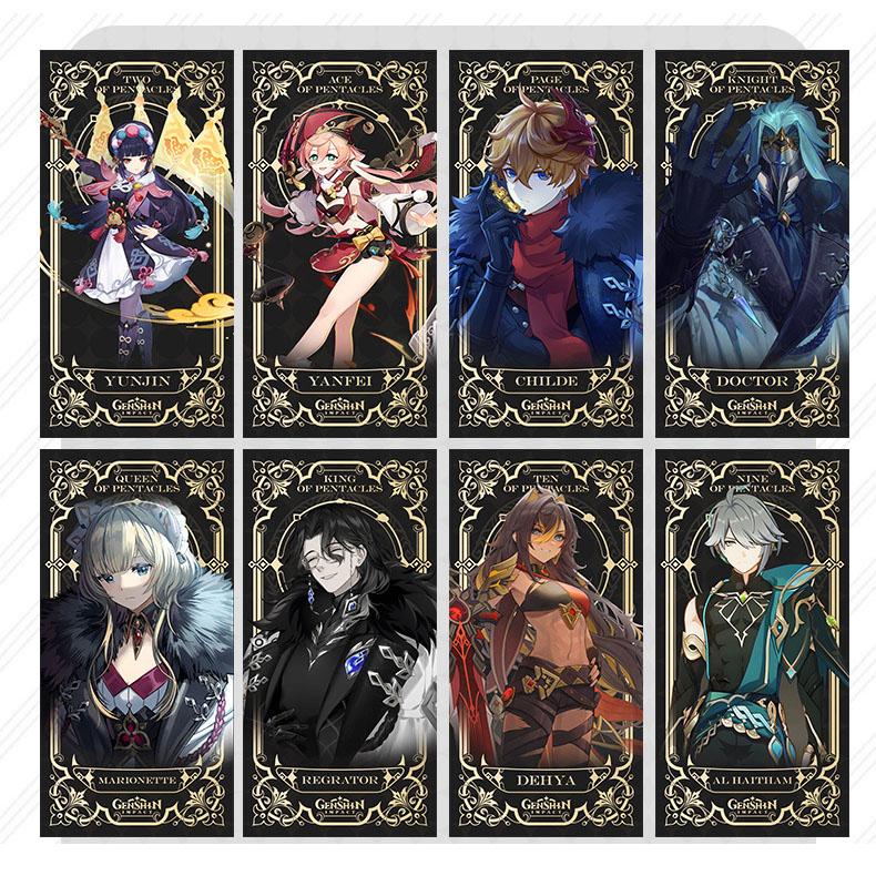 Новое поступление Genshin Impact Tarot 56 шт.
