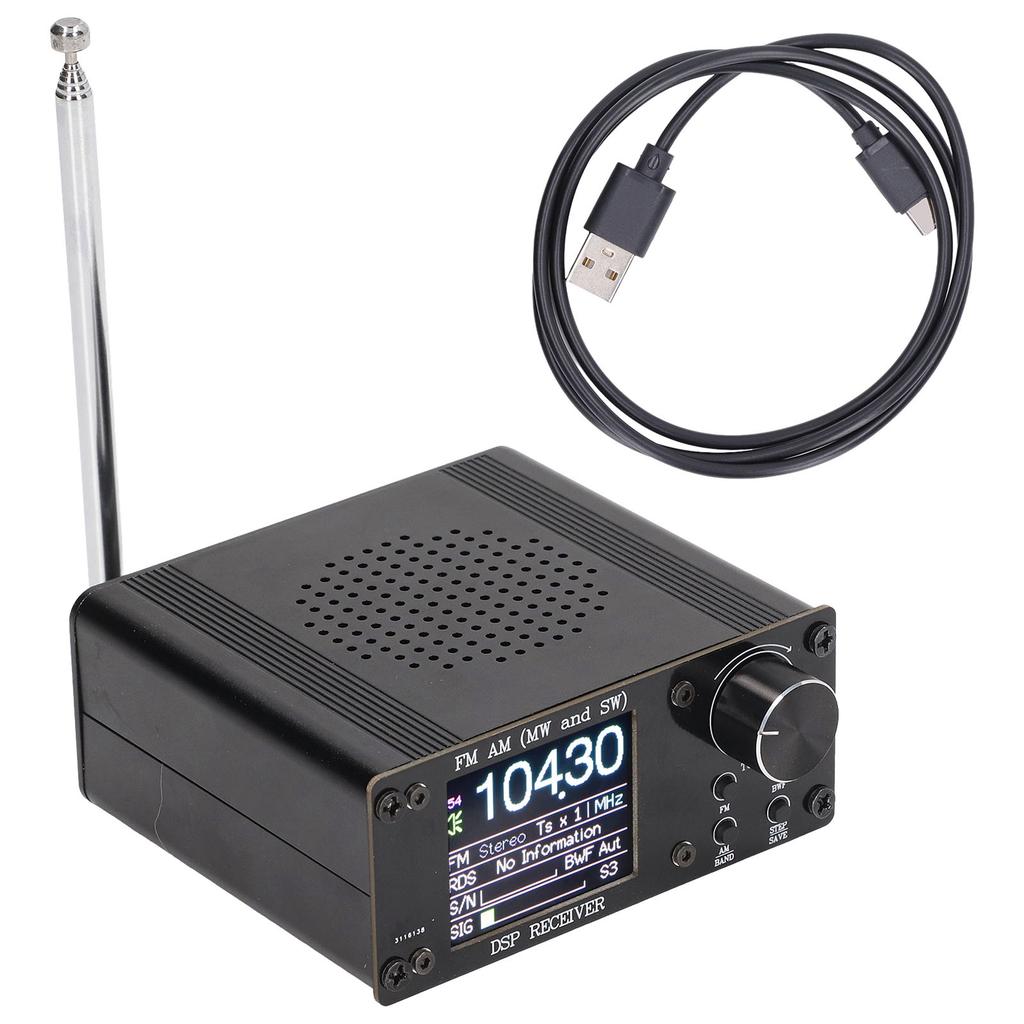 FM AM Receiver 150K To 108MHz High Accuracy Portable Shortwave Receiver with Battery