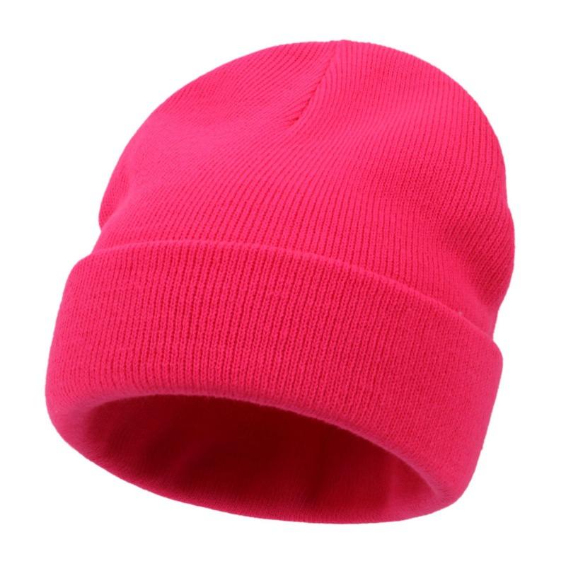 Popular Children's Adult Autumn Winter Knitted Hats Parent-child Woolen Hat