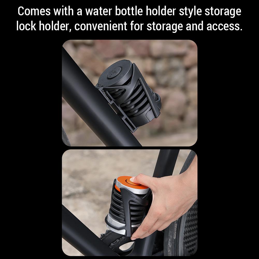 Замок с паролем для велосипеда из цинкового сплава. Противоугонный складной кодовый замок с монтажным кронштейном для горных велосипедов.