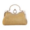Vintage Style Rhinestone Evening Bag With Lock Closure For Formal Events And Daily Use