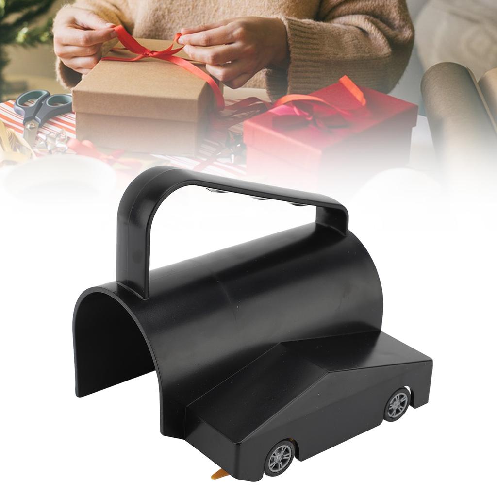 Портативный резак для рулонов бумаги с ручкой и колесами для упаковки подарков
