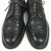 Vintage Johnston & Murphy Aristocraft Long Wingtip Black Size 11D / 28.5-29.5cm Men's(USED)