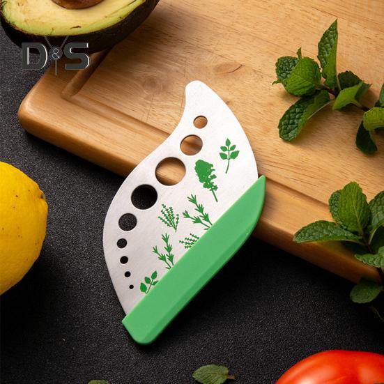 Herb Stripper Leaf Peeler Cutter 9 Holes Kitchen Tool for Kale Basil Thyme Cilantro Rosemary Cooking Utensil for Herb Lovers