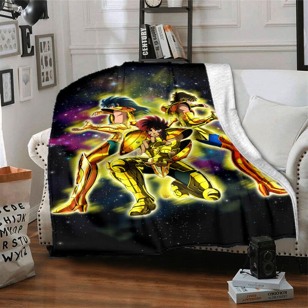 Space Warriors' Alliance Flannel Blanket Super Soft Warm Cozy Blanket For Sofa Bed Office Travel Allseason Home Decor Gift