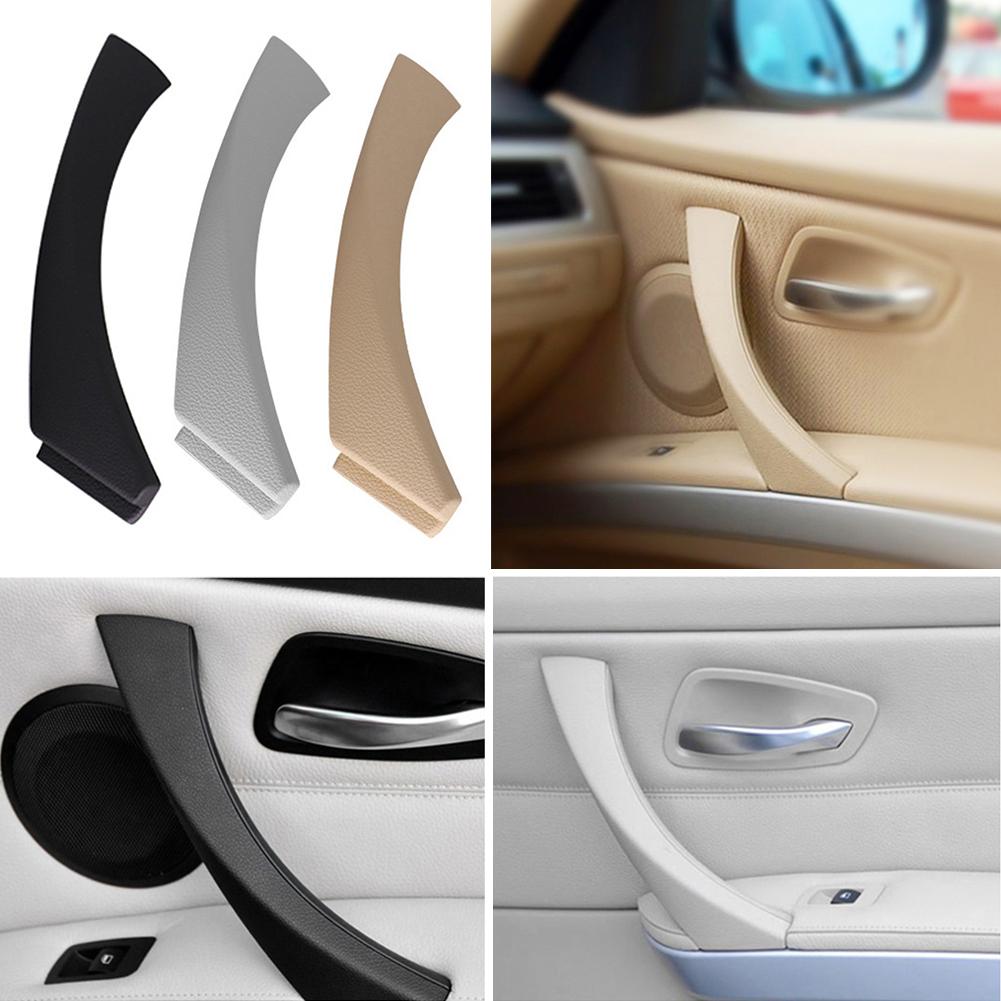 Car Inner Door Panel Handle Cover Replacement Car Interior Door Handle Cover Auto Accessories for BMW Wagon E91 328i 2007-2008