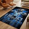 Football Messi Area Rug Design for Dining Room Playrooms Foyer Study room Anti-slip Rug Office home decor Perfect Gift for Valentine's Wedding Birthda