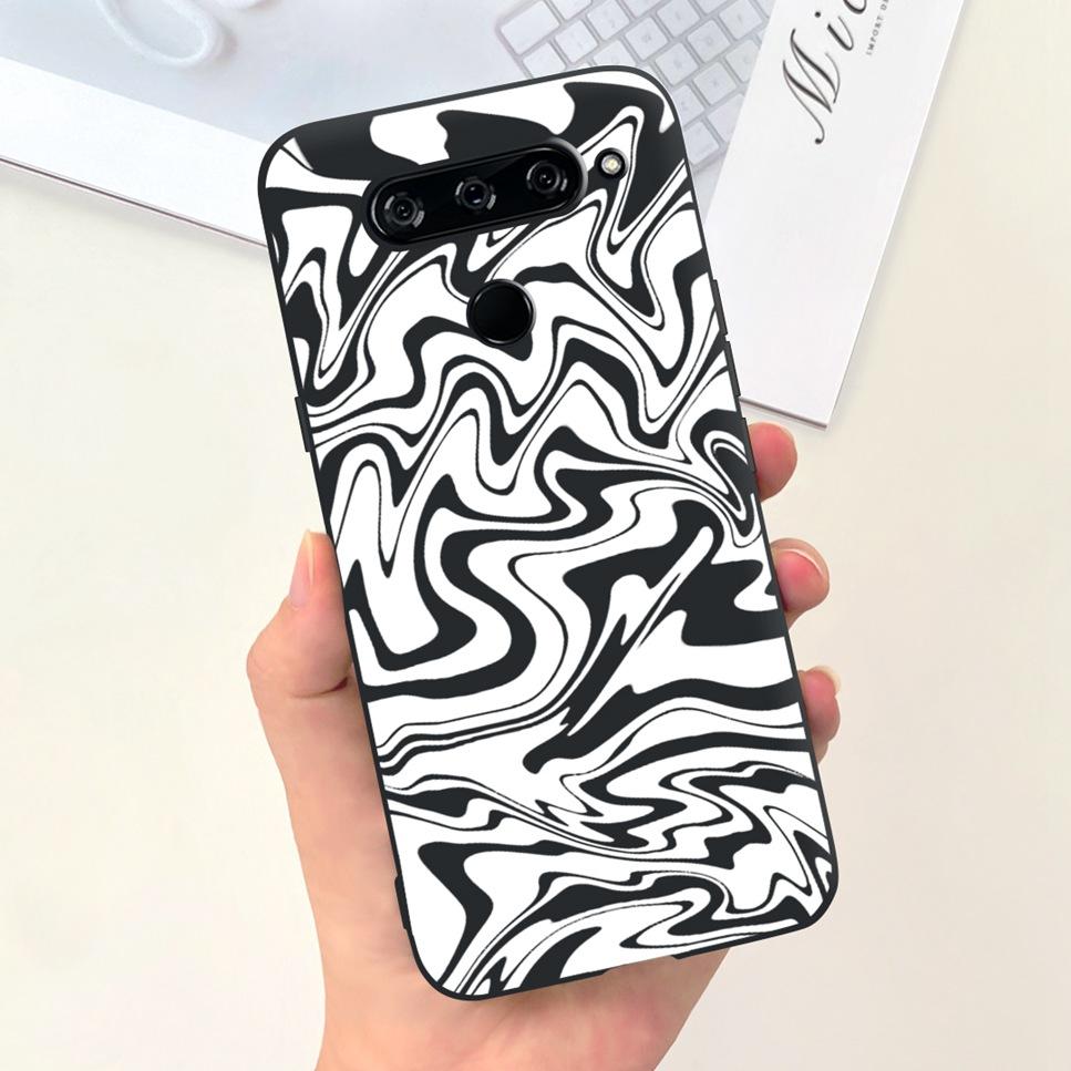 Case For LG V40 ThinQ Cartoon Astronaut Dinosaur Soft Silicon Black Cover For LG V50 V50S ThinQ 5G LG V30 2017 Bumper Phone Case