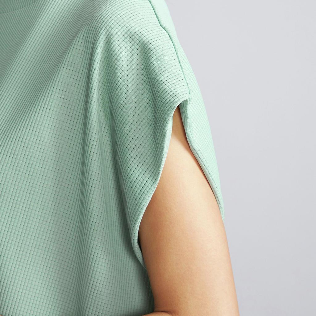 Mizuno Dry Aeroflow Active French Sleeve Iceberg B2MAB210 Women's T-Shirt, Breathable, Green,