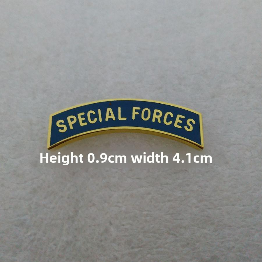 Металлический значок США. Значок служебного удостоверения 75-го полка рейнджеров, значок специального назначения, дающий право на участие в специальных боевых действиях