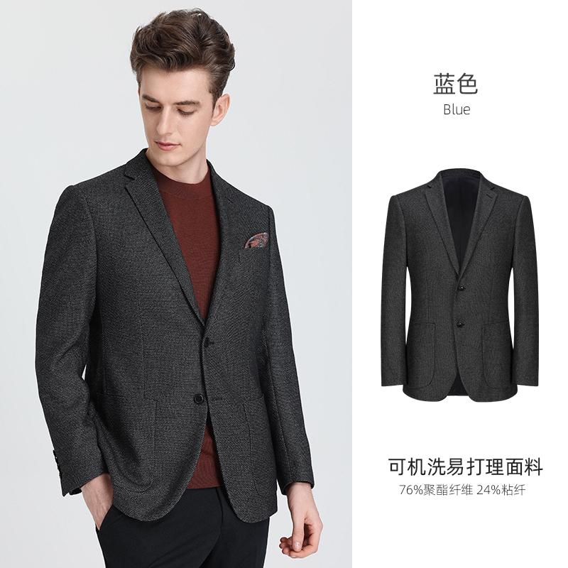 Langdeng Spring Suit Junior Business Dress Qianniao Grid Single Western Coat Top