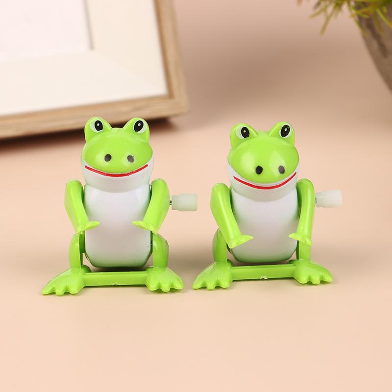 Kawaii Clockwork Frog Toy Смешные прыгающие игрушки-лягушки Креативные заводные игрушки-животные Игрушка для снятия стресса для детей Подарки