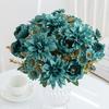 Связка искусственных цветов Искусственный букет из георгин Реалистичные искусственные цветы для цветочной композиции Украшения для свадьбы дома