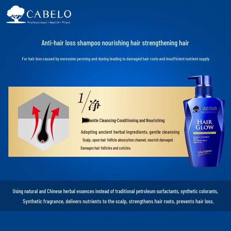 Cabenoh Anti-Hair Loss & Damage Repair Shampoo