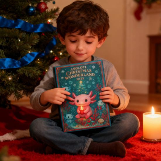 Рождественский адвент-календарь Саламандра Акриловое подвесное украшение Саламандра 24 дня Рождество