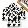 Cow Print Autumn Winter Beanie Jacquard Warm Hat Casual Street Cap  Unisex