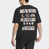 adidas Мужская футболка Originals с графическим принтом, короткий рукав, черная IA6746