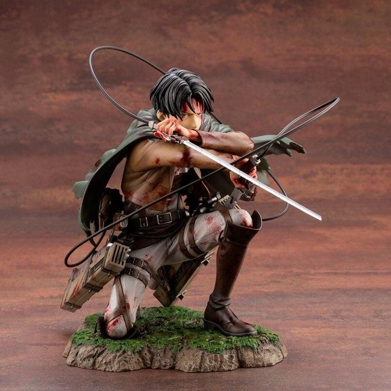 18cm Attack On Titan Figure Rival Ackerman Action Figure Package Ver .Levi Pvc Action Figure Rivaille Collection Model Toys