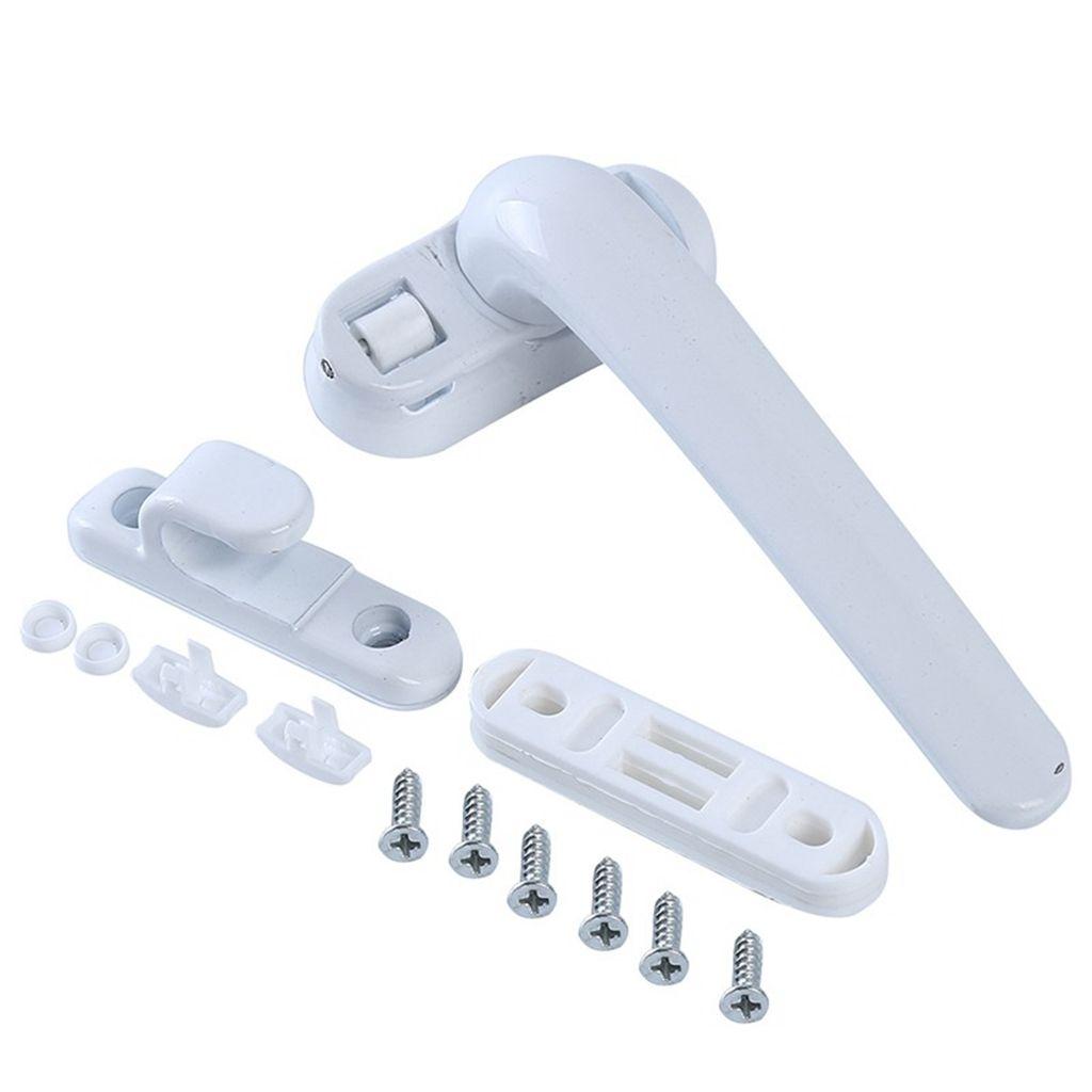 for Home with Lock Aluminium Zinc Zinc Alloy Window Hardware Lock Casement Window Wheel Handle Window Handle