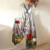 Women's Loose Casual One-piece Summer Floral Print Jumpsuit