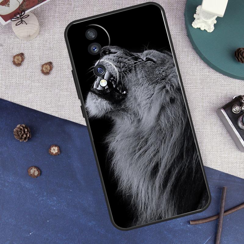 Чехол 'Рычащий Лев' Для Honor Magic 7 6 5 8 Pro Чехол Для Honor 400 200 50 70 90 Lite X8a X8b X9a X9b X9c