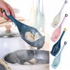 Пластиковый дуршлаг, ложка, портативный полезный кухонный ручной фильтр-совок