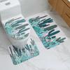 3 шт. набор ковриков для ванной, экологически чистый противоскользящий абсорбирующий ковер для ванной комнаты, коврик для унитаза, мраморная текстура, украшение для дома, дверная подставка для ног