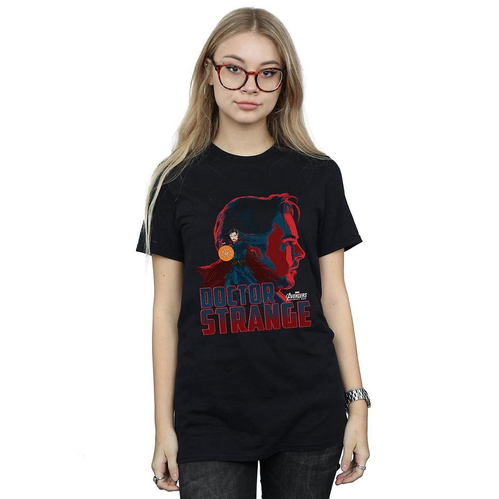 Avengers Infinity War Womens/Ladies Doctor Strange Cotton Boyfriend T-Shirt