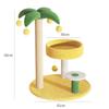Coconut Tree Cat Condo with Integrated Bed