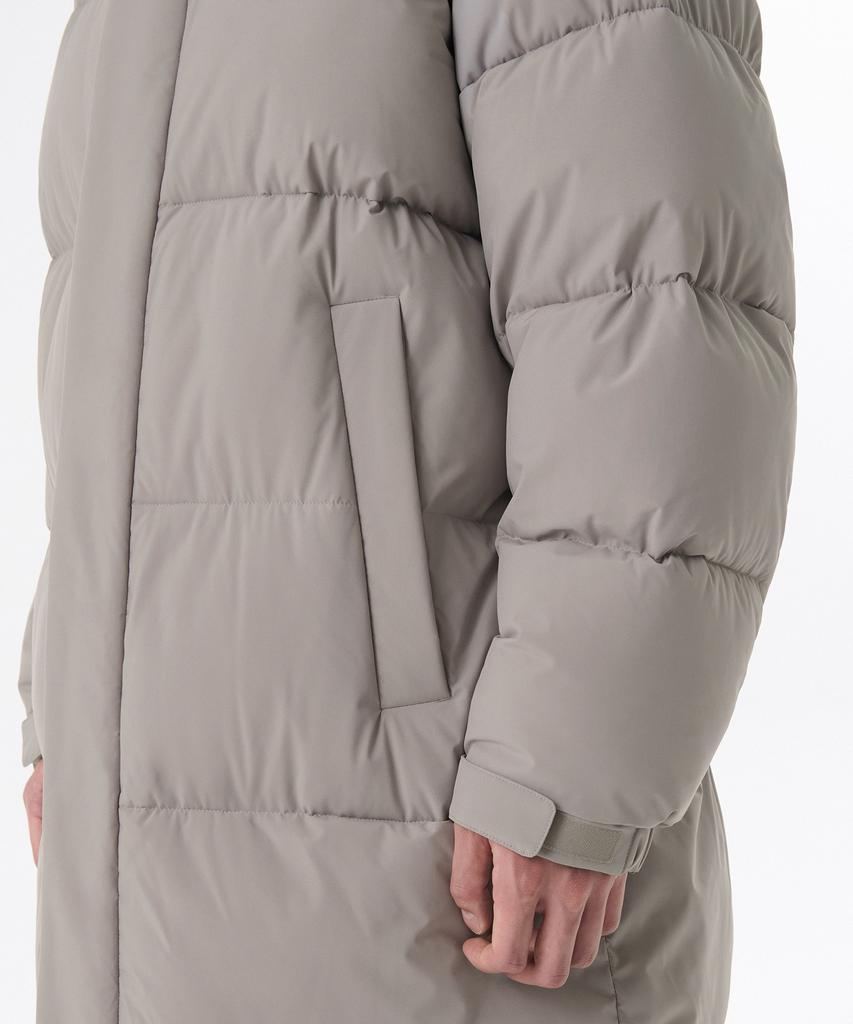 Musinsa Standard Daily Puffer Long Padded Parka [Light Beige]
