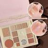 Lace Styles Shimmer Matte Eyeshadow Makeup Palette Glitter Shiny Pigment Eye Shadow Long Lasting Makeup Cosmetic Nude Makeup Art