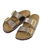 Сандалии Birkenstock Sydney Luxe с пряжкой Birko-Flor, цвет Graceful Taupe, 1029372