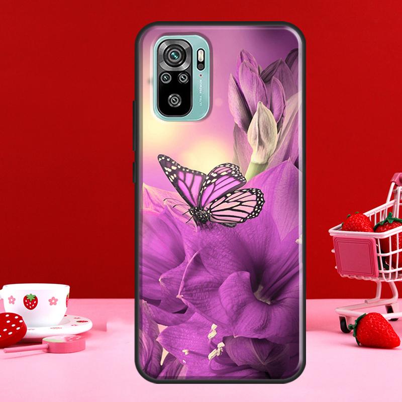 Красивый чехол с бабочкой для Redmi Note 10 Pro, чехол для Redmi Note 11 Pro Note 8 9 Pro 9S 10S 11S 9C 9A 9T