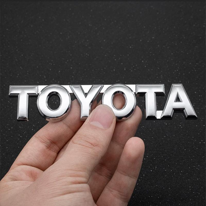 3D Черно-хромированная эмблема-значок для моделей Toyota