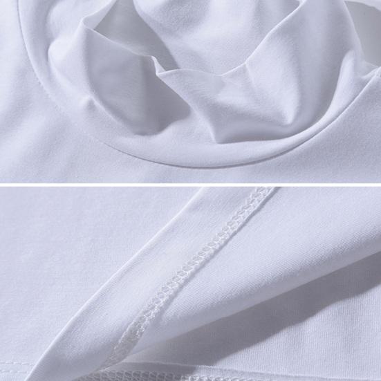 Spring Autumn Men Fitness Top Slim Fit Half-high Collar Stretchy Long Sleeves Solid