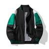 Jacket Men's Stand-up Collar Spring, Autumn and Winter Color Matching Student Teenagers Splicing Contrasting Color Loose Sports Leisure