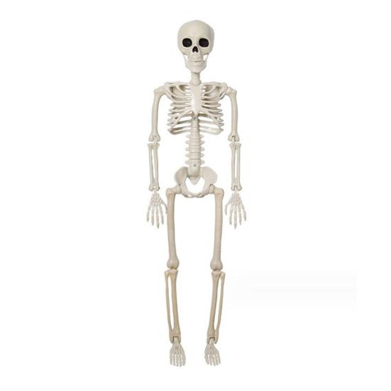 Хэллоуин Скелет всего тела Posable Суставы Реалистичные украшения человеческого скелета для вечеринки Дом с привидениями