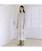 THURSDAY ISLAND V-Neck Frill Detail Floral Dress_T264Mop265W