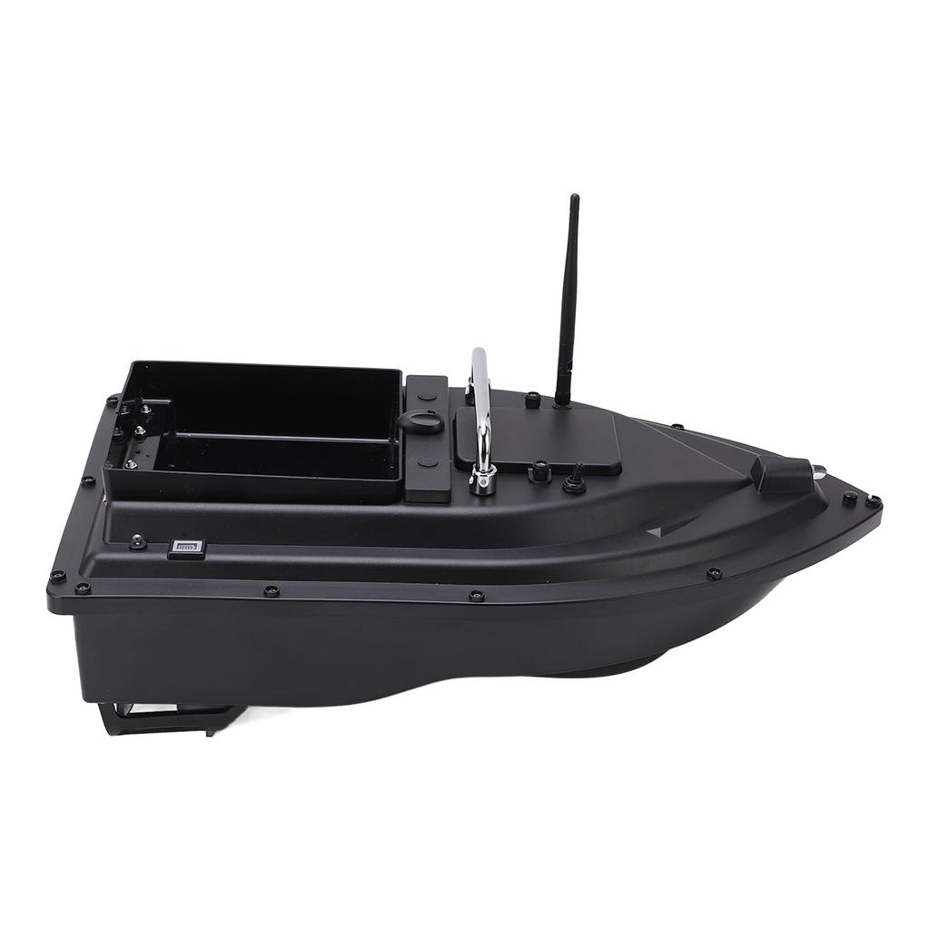 Bait Boat Intelligent 2.4Ghzs One Hand Remote Control 2kg Load Bearing Black RC Fishing Bait Boat