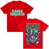 Винтажные Футболки Рок-группы Tame Impala Мужские Женские Мода Харадзюку Готическая Футболка Оверсайз Повседневная Хлопковая Футболка