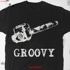 Ash Groovy Shirt Horror T Unisex Scary Chainsaw Movie Unisex Vintage 80s Retro Tee Vintage Top For Everyday Wear Soft