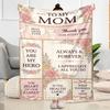 Mom's Heart And Love Blanket Suitable for sofas,travel, living rooms also a good gift for friends and family Suitable for all seasons.