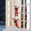 Soft Hanging Decoration Climbing Santa Decoration Rope Ladder Santa Pendant  Door Hanging Decor