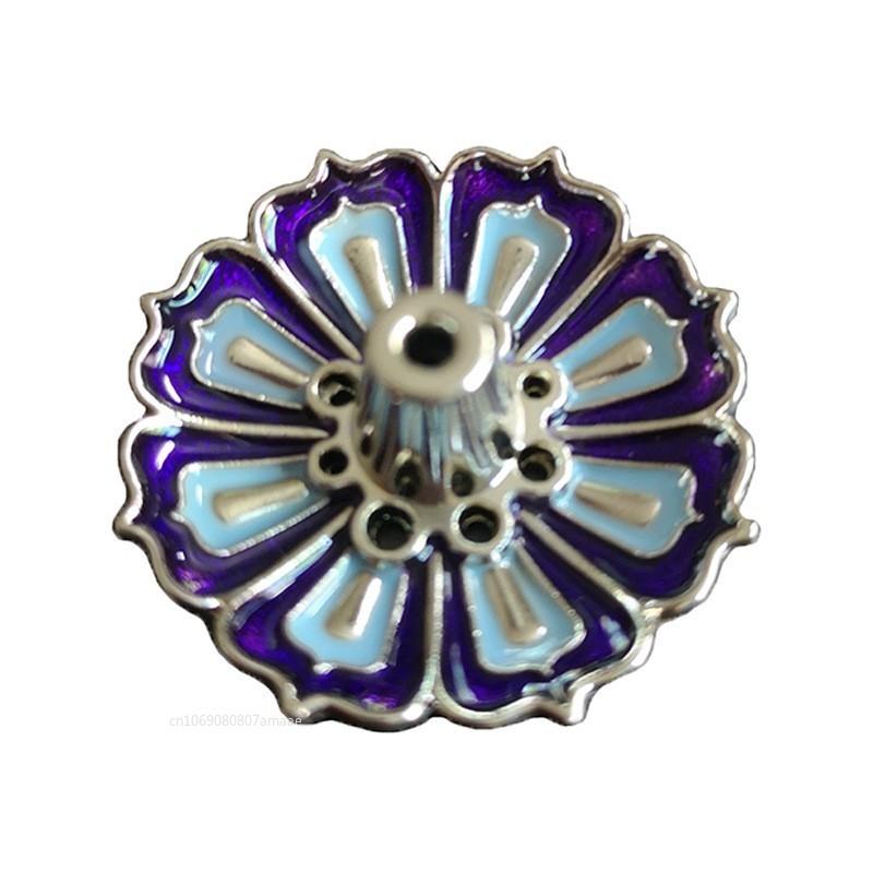 1 шт. Лотос Сплав Держатель для благовоний Палочка Держатель Дом Буддизм Линия Тарелка для благовоний Сандаловое дерево Катушка Основание Храмы Изящный Домашний Декор