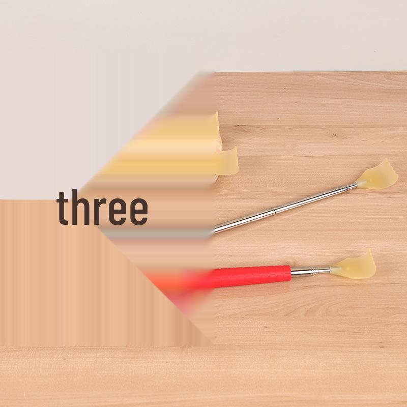 Портативная выдвижная чесалка для спины в виде бычьего рога для дома и путешествий