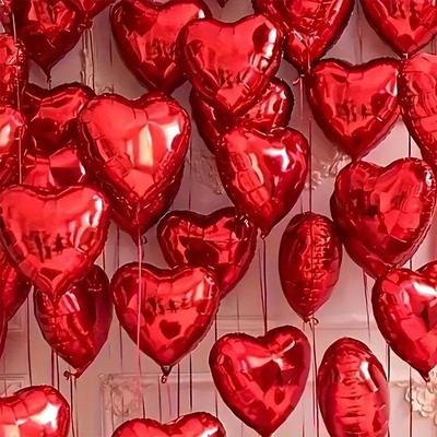 22 шт. 18-дюймовых красных шаров 'Любовь' для предложения, дня рождения, свадьбы, украшения на День святого Валентина, фотофон для украшения